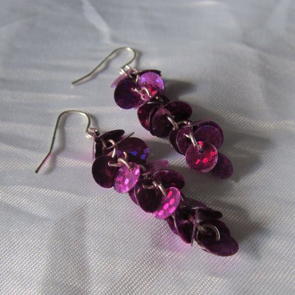 🌈Deal! Shining Purple Earrings🌈 - Picture 2 of 5